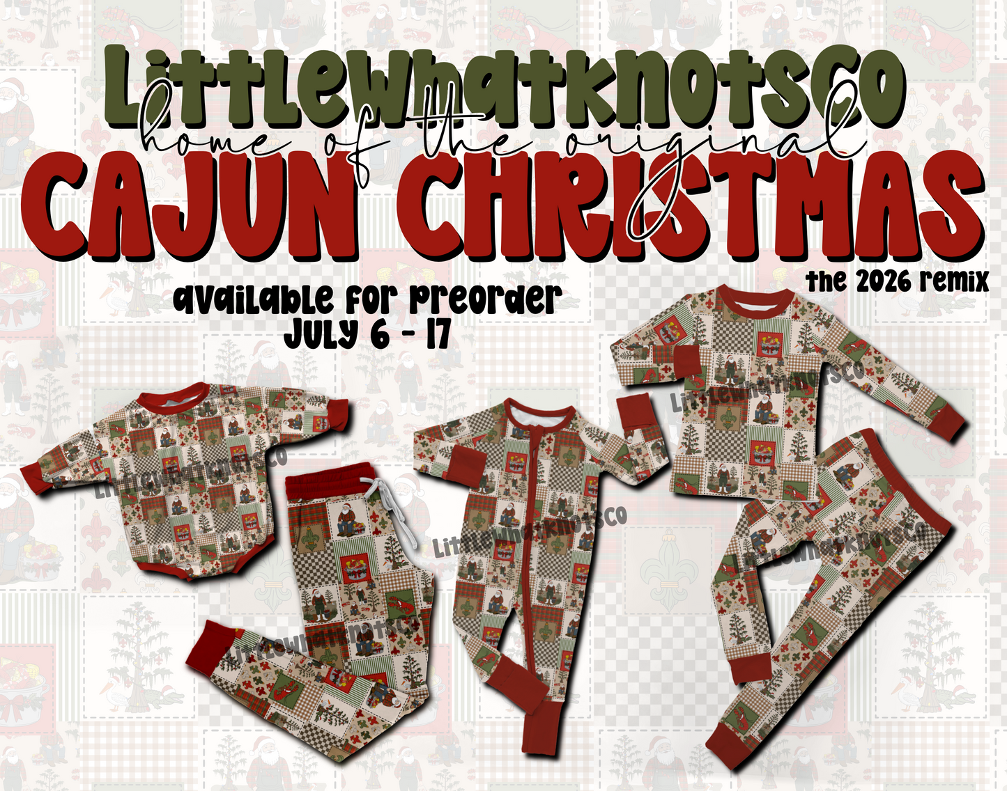 2026 Cajun Christmas Two Piece *PREORDER*