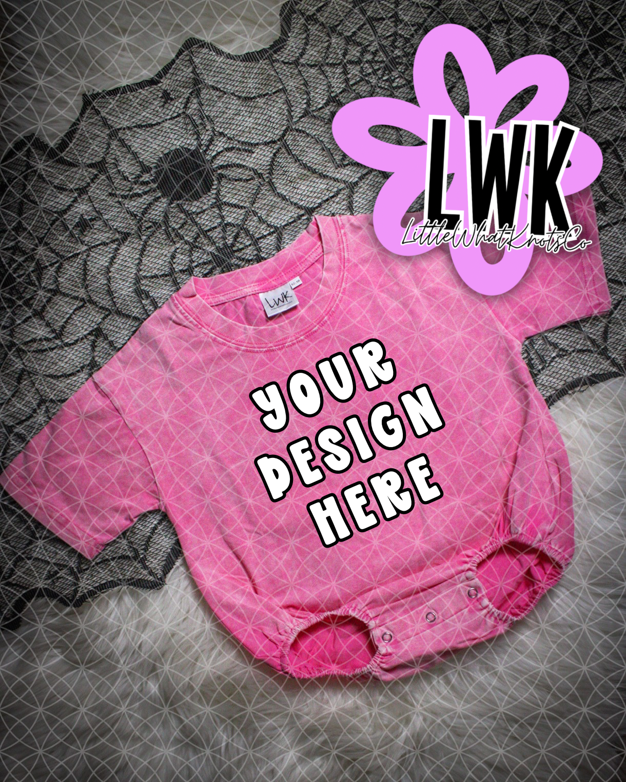 spooky acid wash mockups