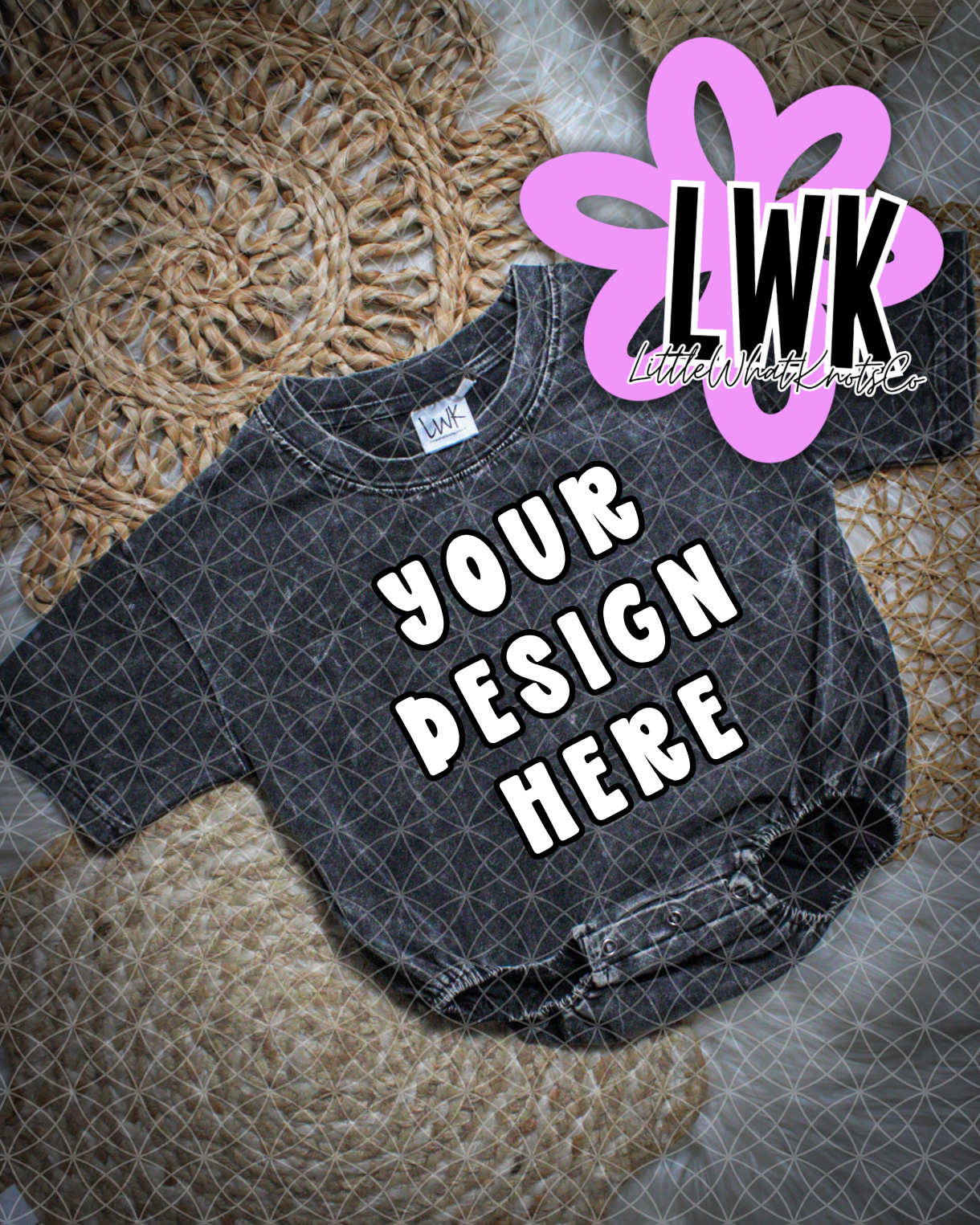 boho acid wash mockups
