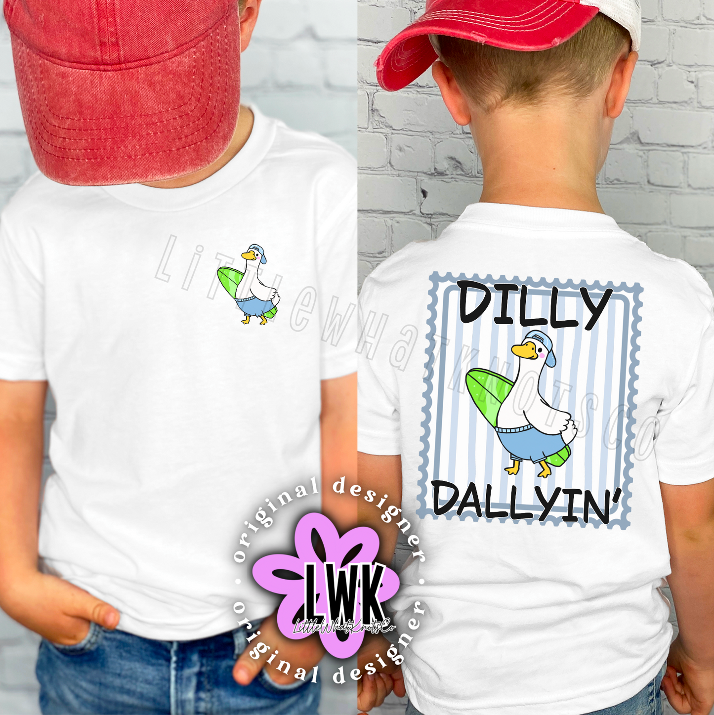 Dilly Dallyin’ - 2 styles (bubbles, youth & adult tees)