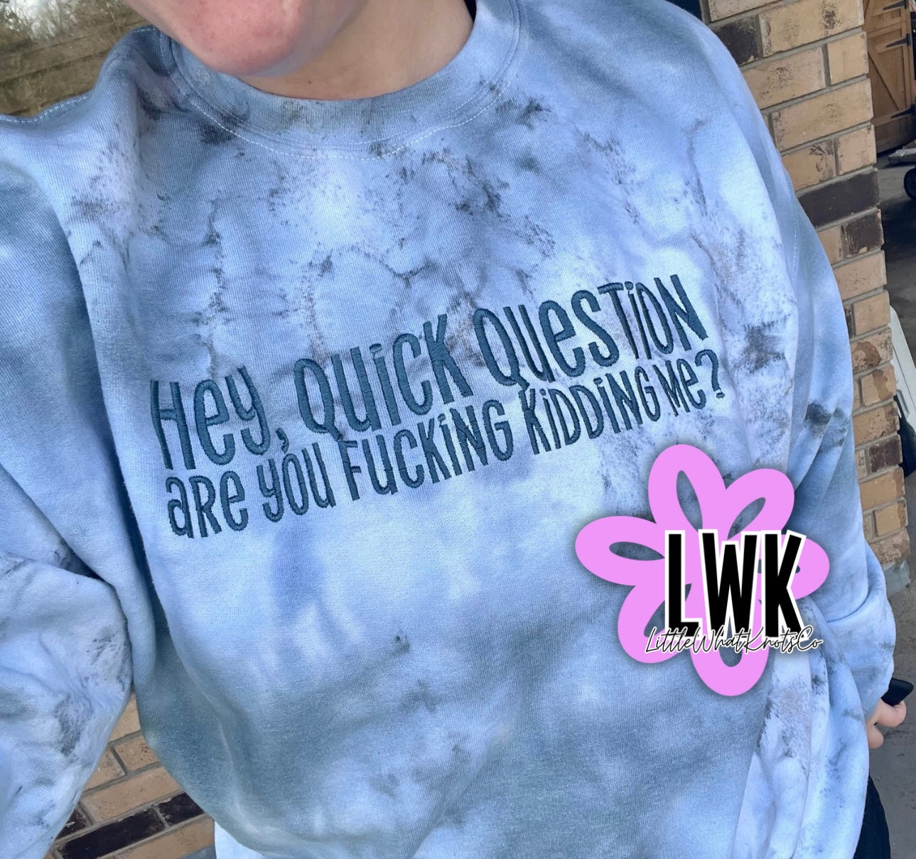 One-Liner Embroidery Bday Sale