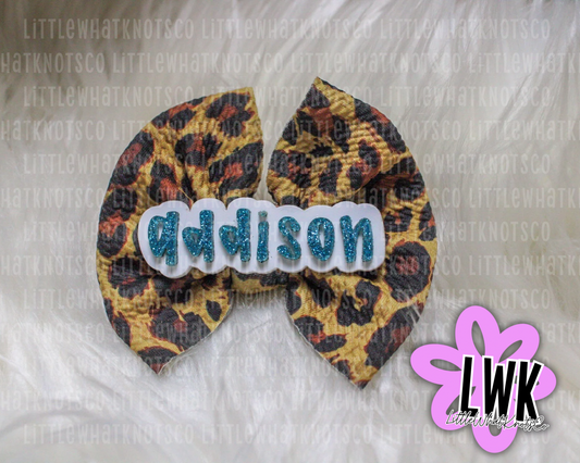 3" Acrylic Name Clips