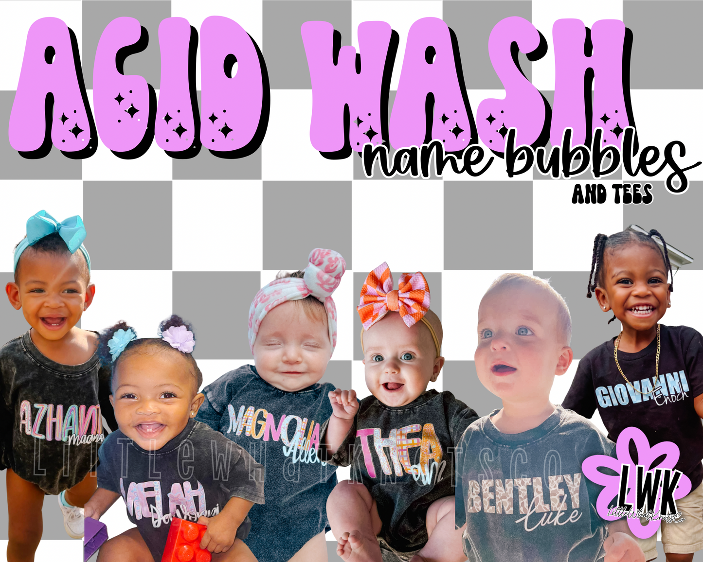 Name Bubbles & Tees
