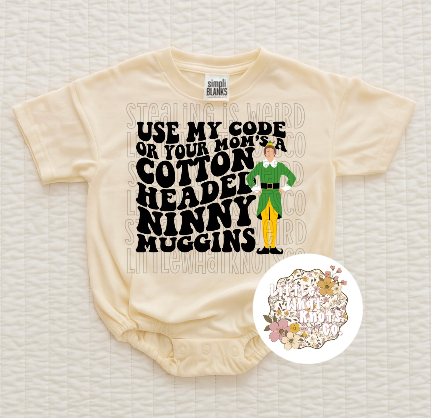 Use My Code (bubbles & kids tees)