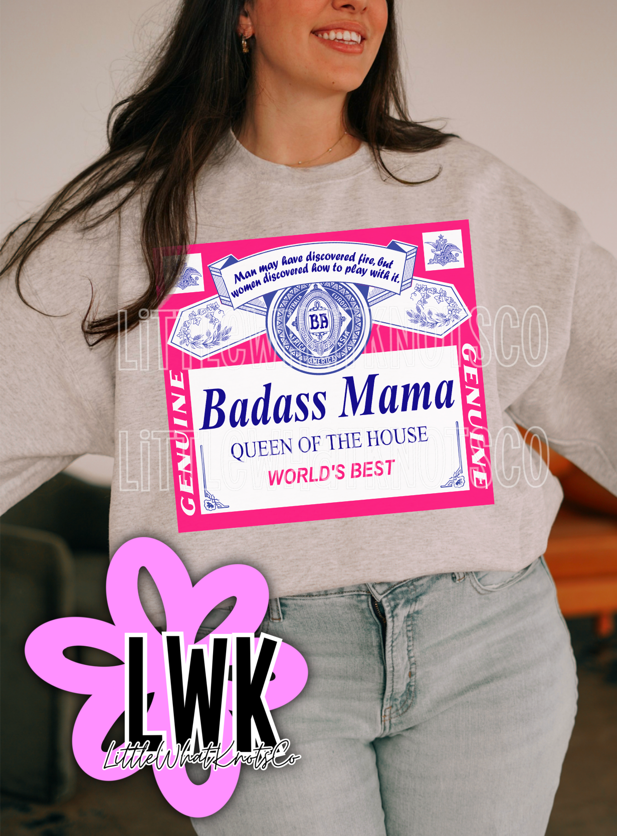 Badass Mama Beer Logo