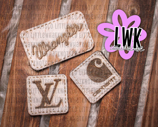 Genuine Hide Patches