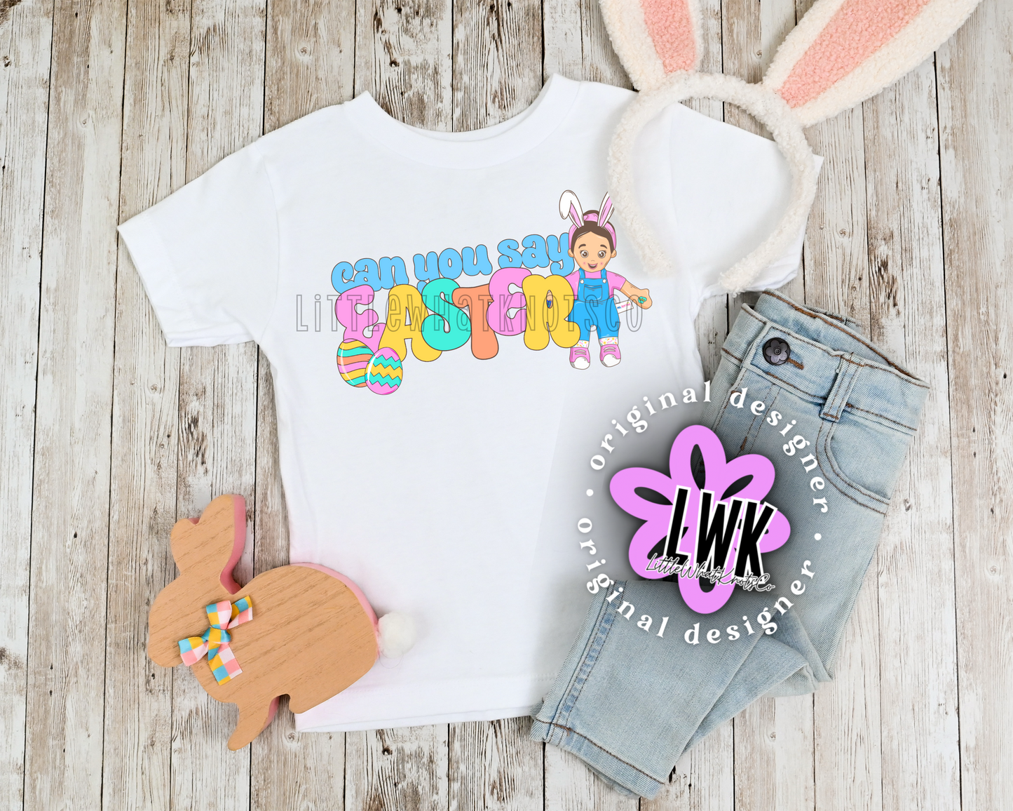 Can You Say Easter (bubbles & youth tees)