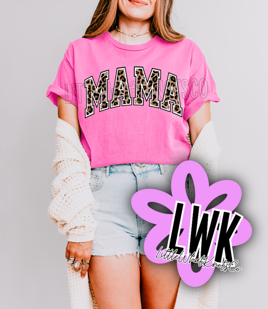 Leopard Jersey Mama