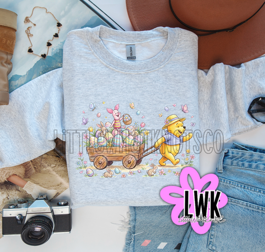Honey Bear Easter (bubbles, youth & adult tees)