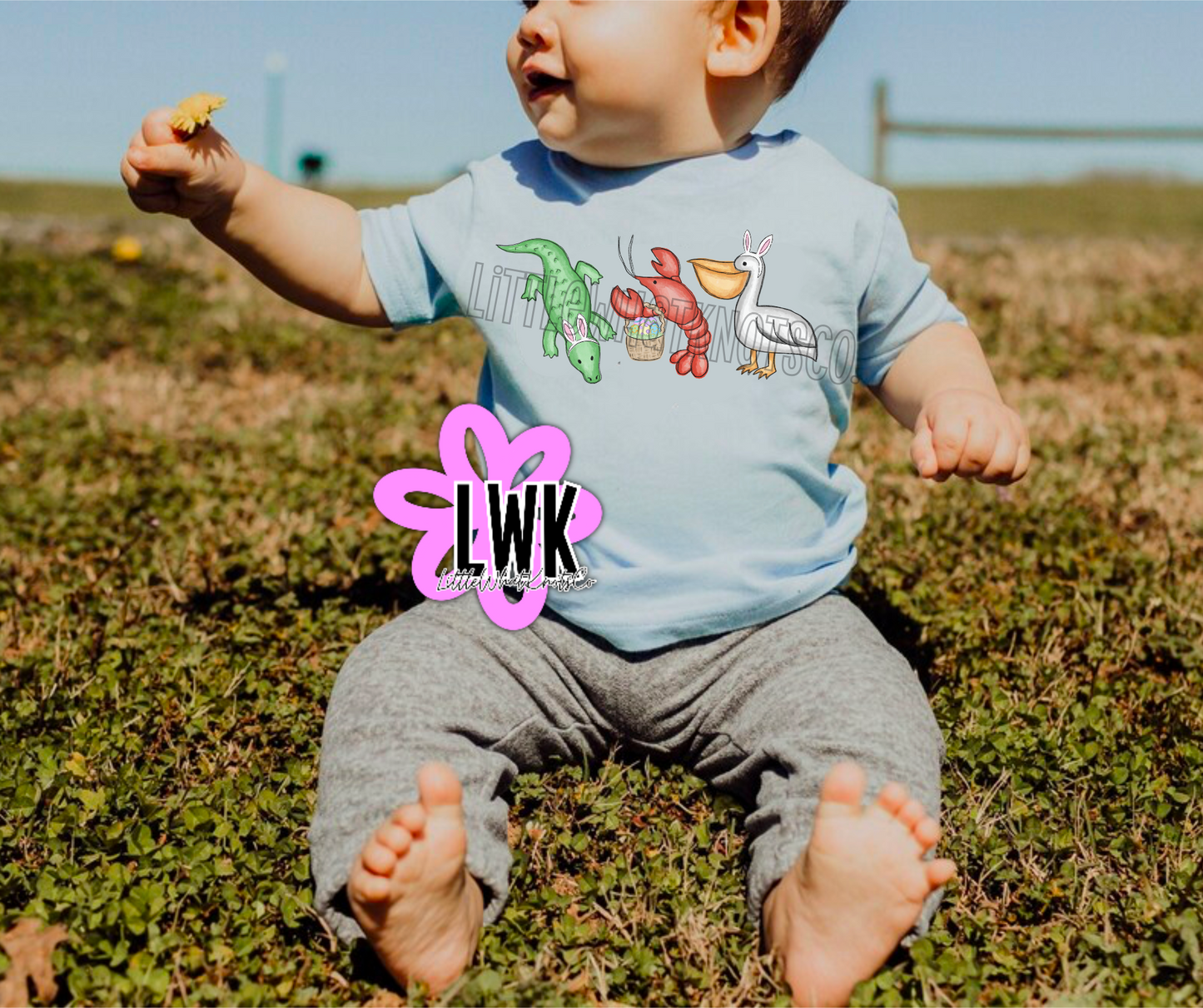 Bayou Trio Easter Edition (bubbles & youth tees)