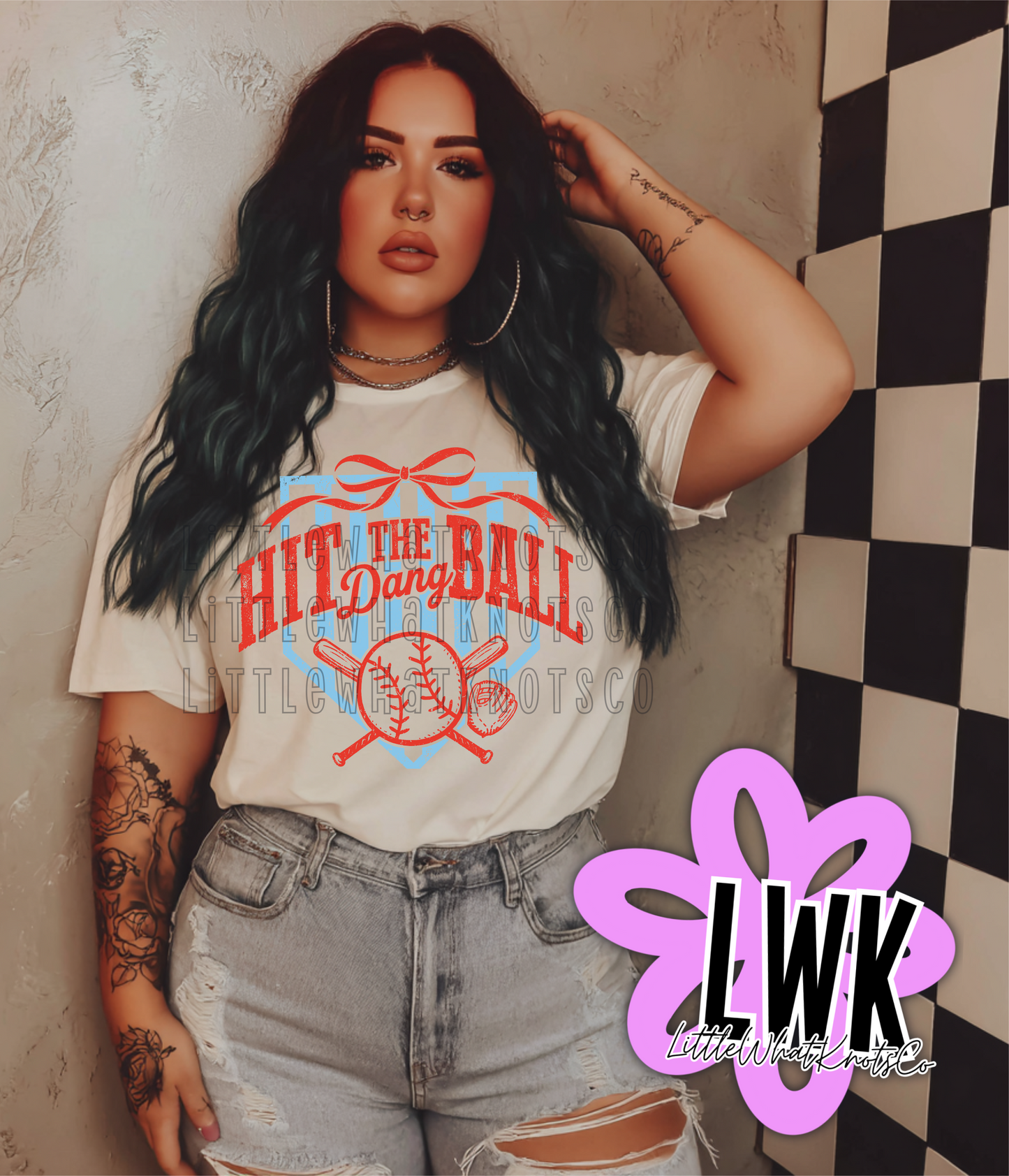 Hit the Dang Ball (bubbles, youth & adult tees)