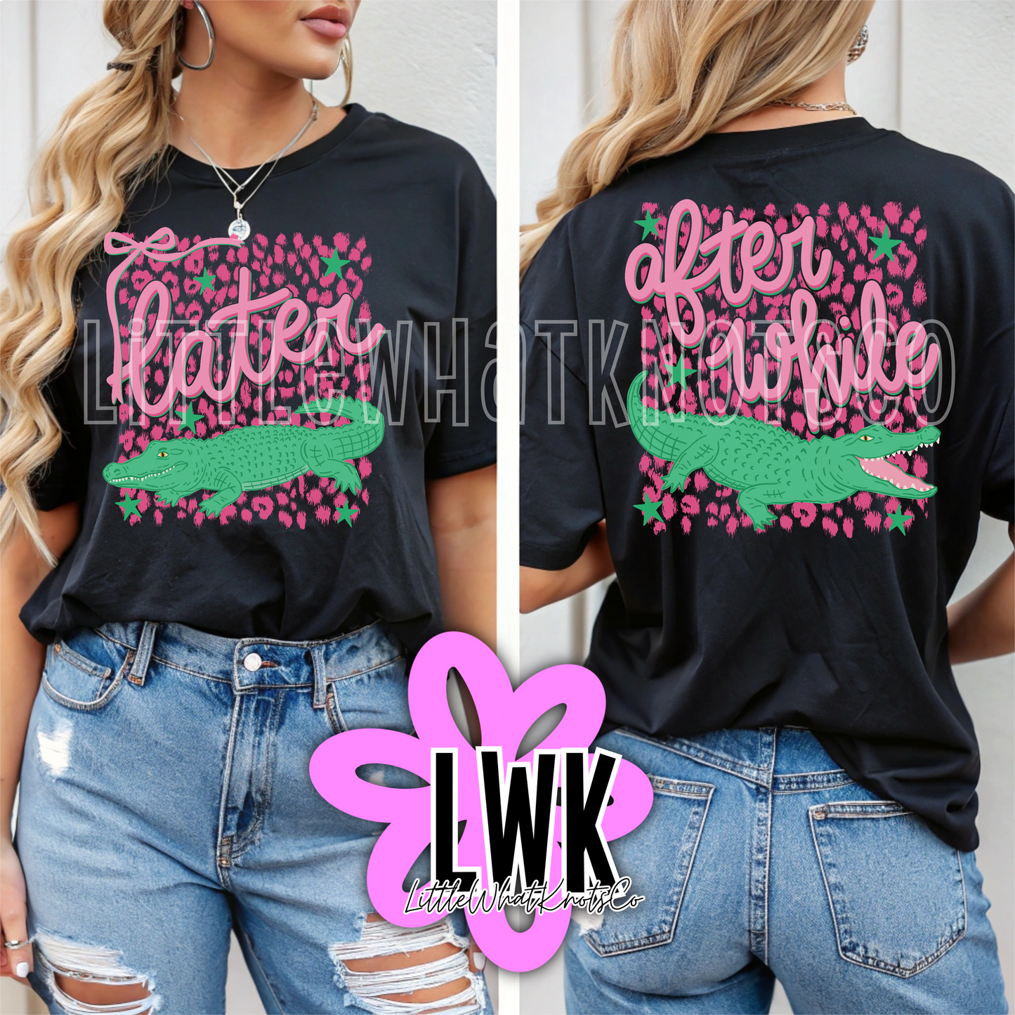 Later Gator -3 styles (bubbles, youth & adult tees)