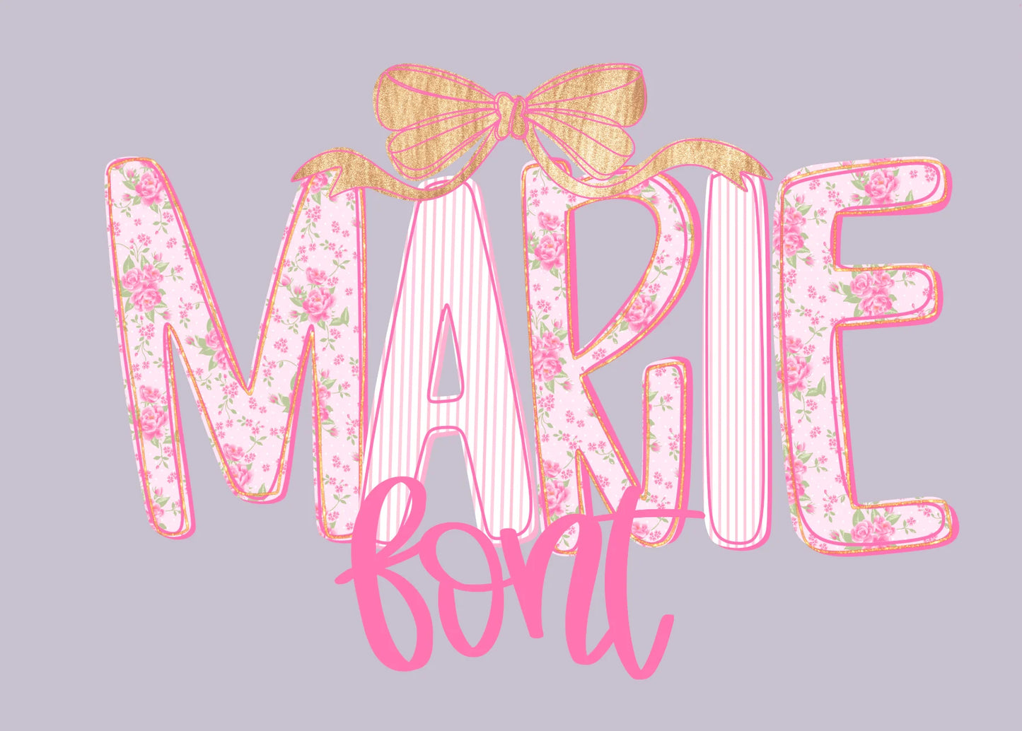Name Bubbles & Tees