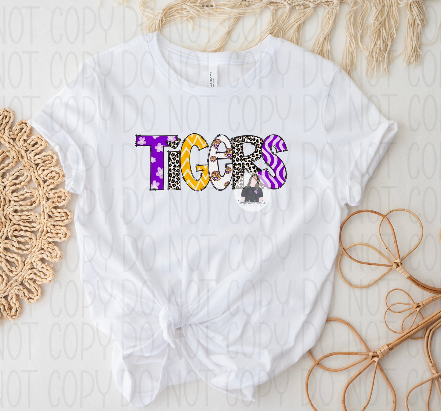 Doyle Tigers Spirit Letters Tee