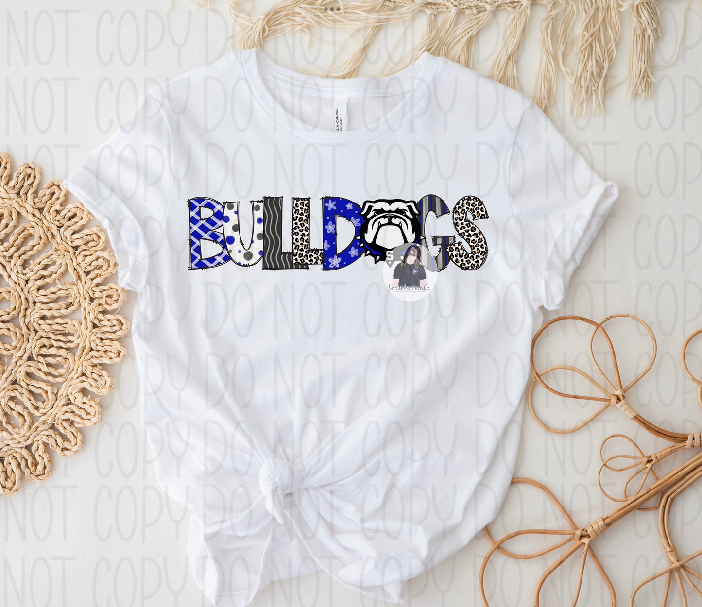 Springfield Bulldogs Spirit Letters Tee