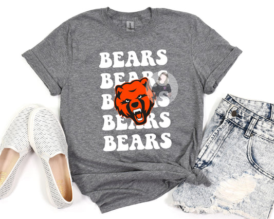 Catholic Bears Groovy Mascot Tee