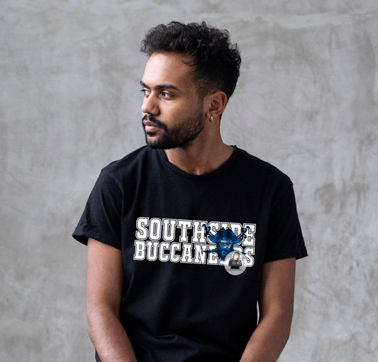 Southside Buccaneers Jersey Letters Tee