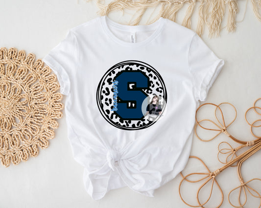 Southside Buccaneers Leopard Circle Tee