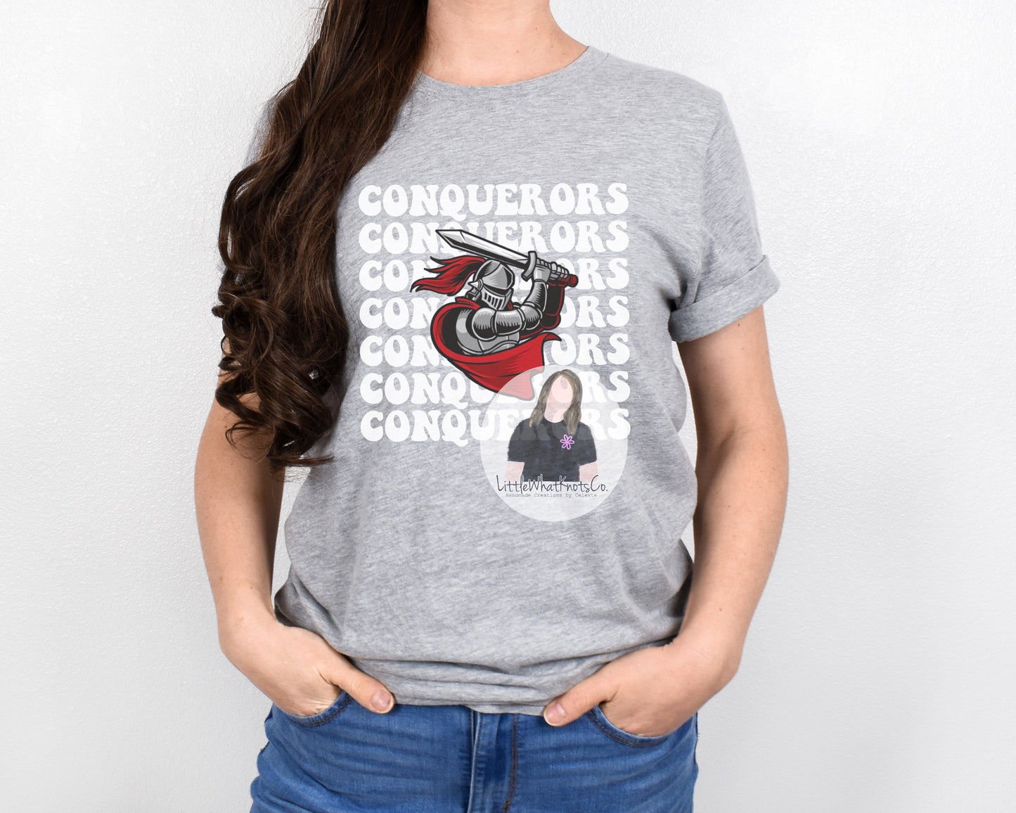 Open Door Conquerors Groovy Letters Tee