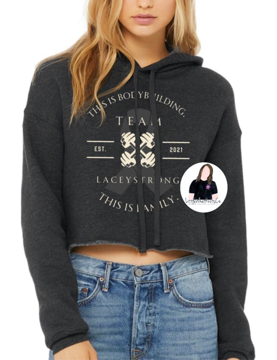 Team LaceyStrong Cropped Hoodie