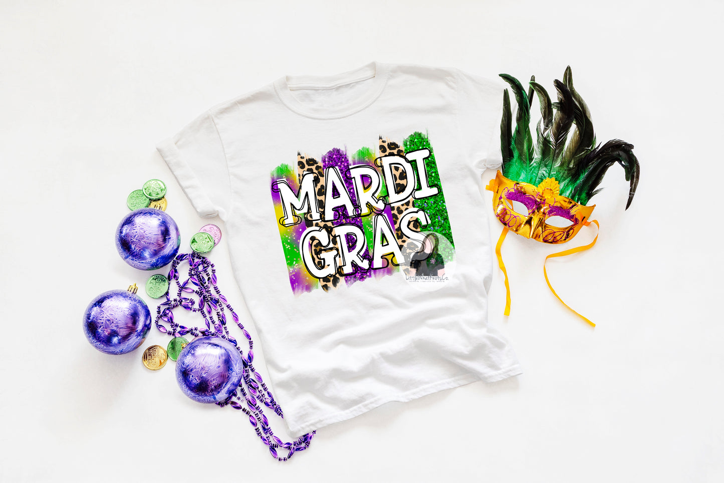 Mardi Gras Brushstrokes