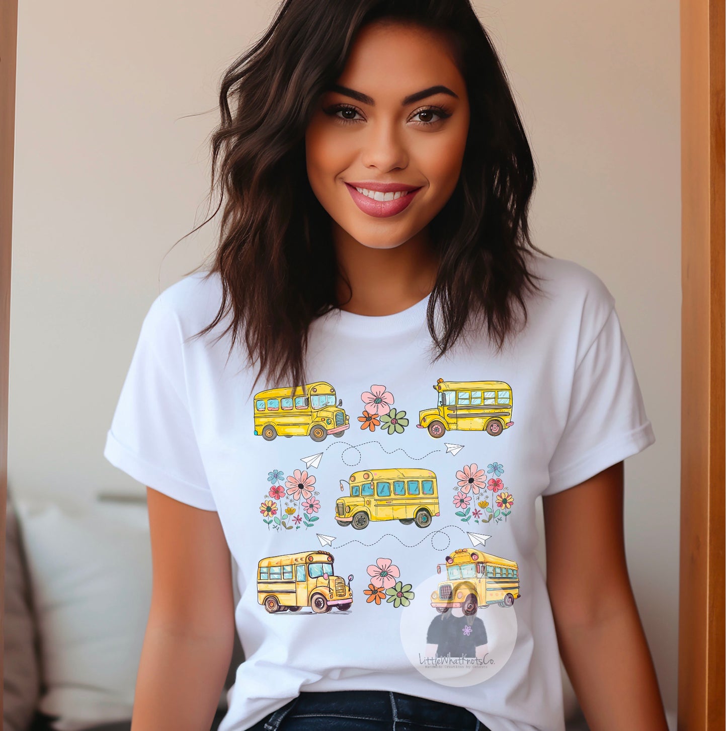 Cutesy School Bus — Youth and Adult