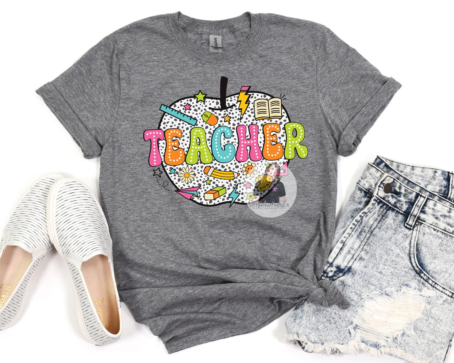 Trendy Apple Tee — Youth and Adult