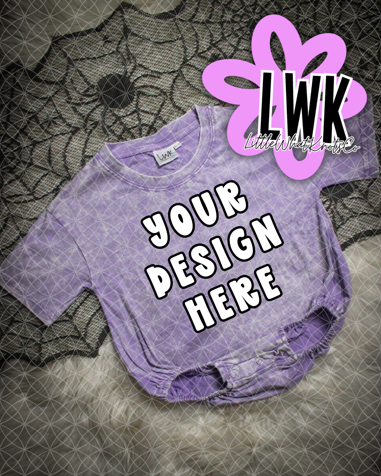 spooky acid wash mockups
