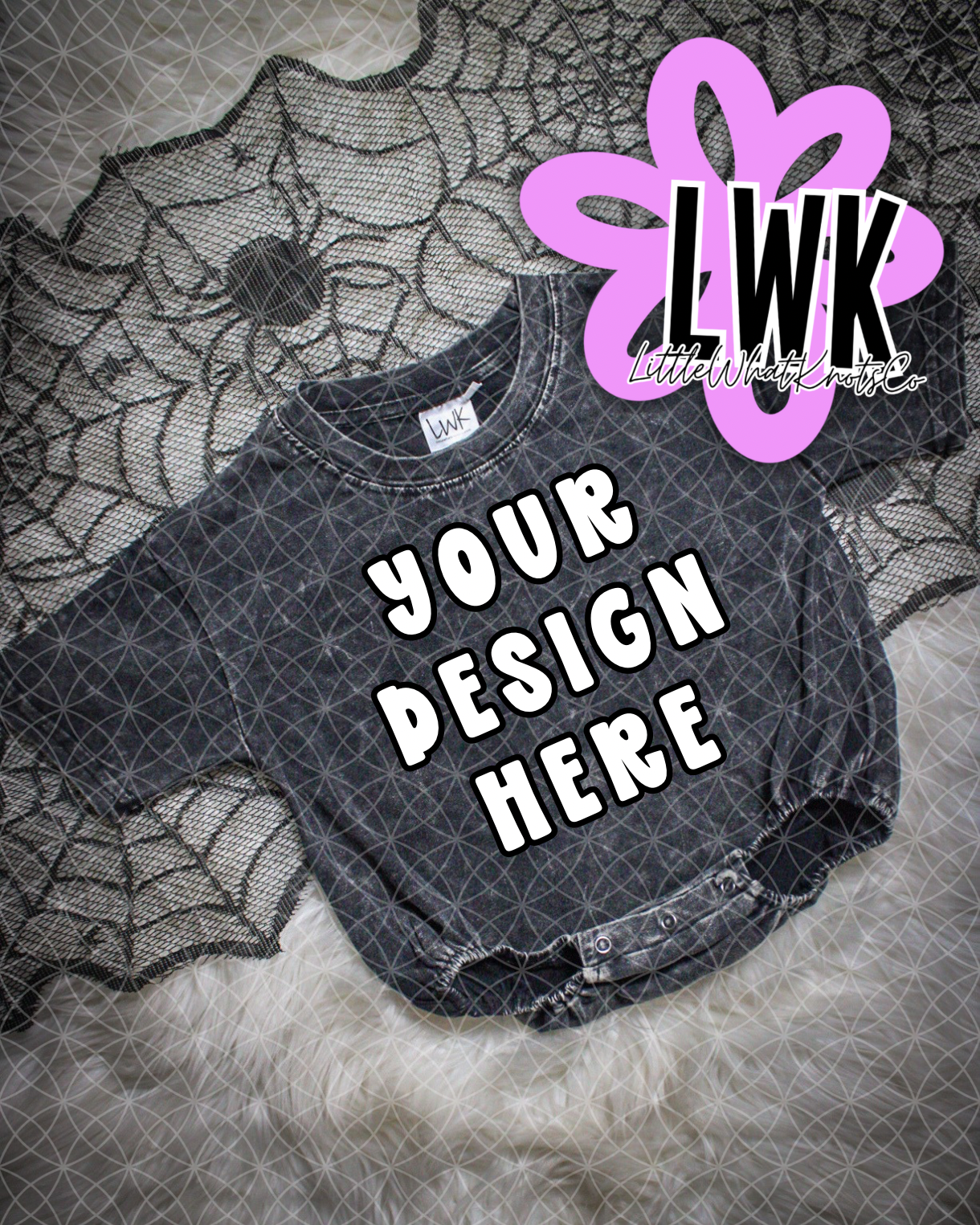 spooky acid wash mockups