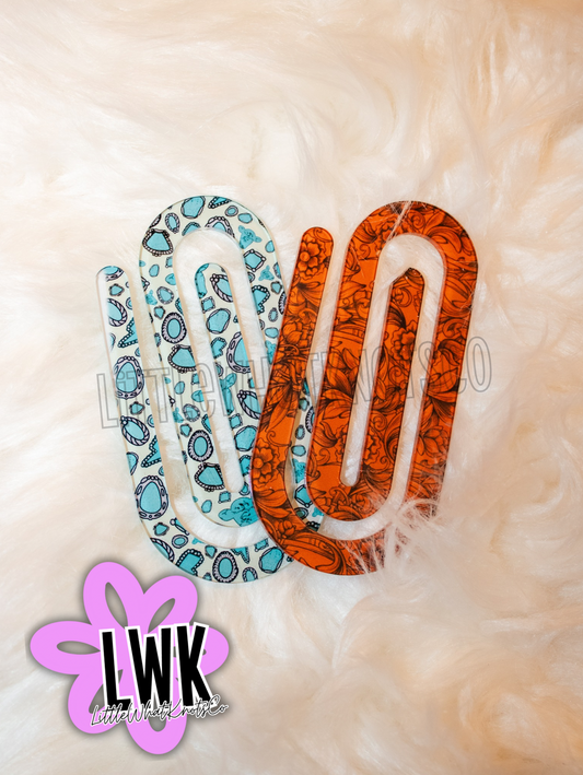 Western Paperclip Bookmarks