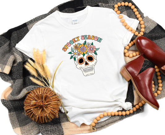 Spooky Season Skull Tee