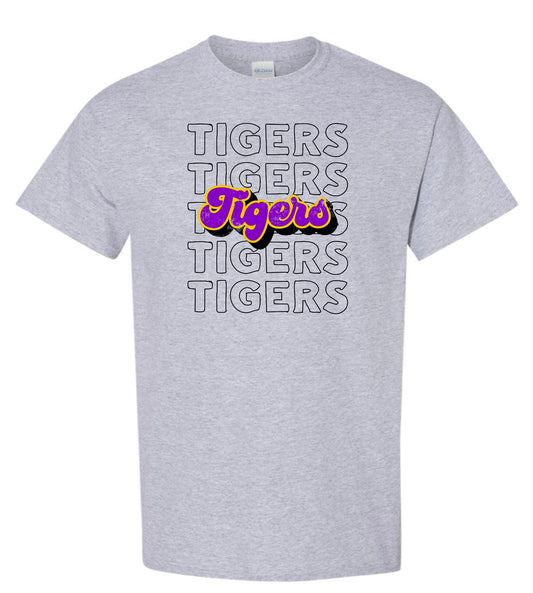 Doyle Tigers Bubble Letters Tee