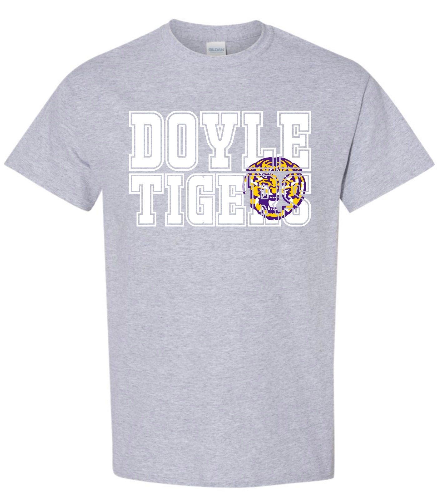 Doyle Tigers Jersey Letters Tee