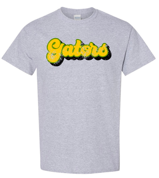 St. Amant Gators Distressed Letters Tee