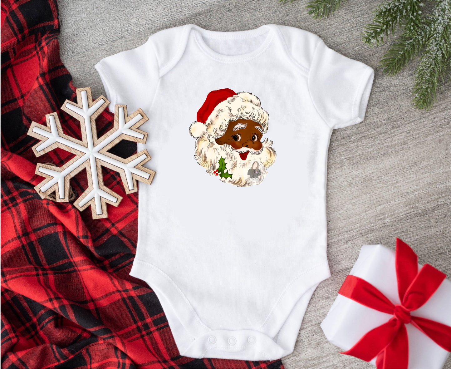 Inclusive Vintage Santa Onesies