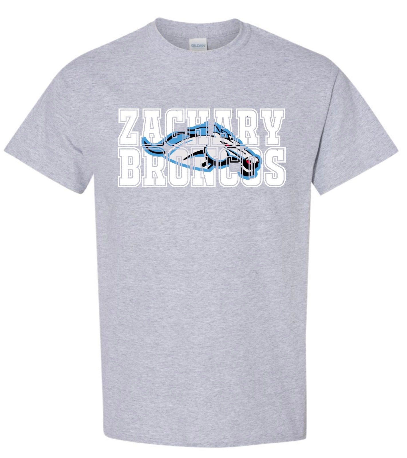 Zachary Broncos Jersey Letters Tee