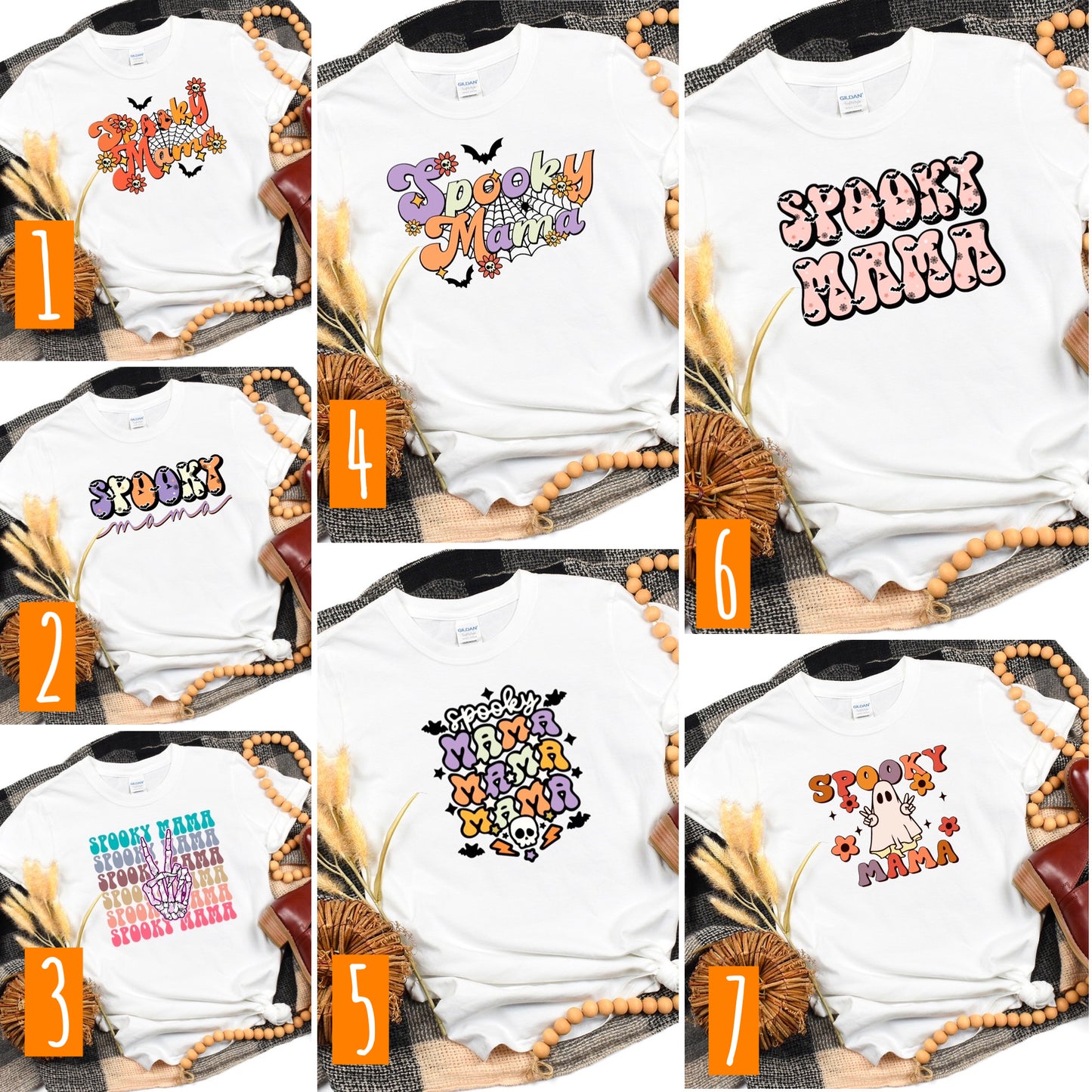 Spooky Mama Tee - Seven Designs