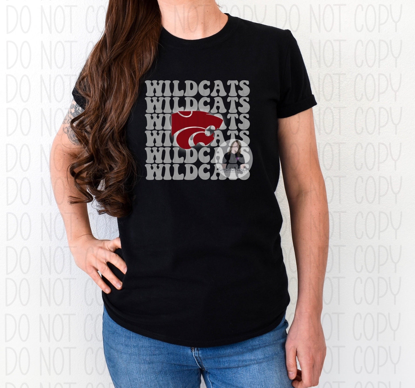 Central Wildcats Groovy Mascot Tee