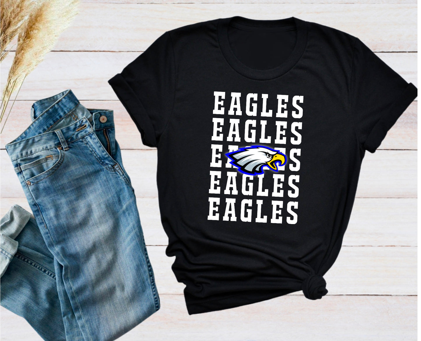 Eagles Jersey Mascot Tee