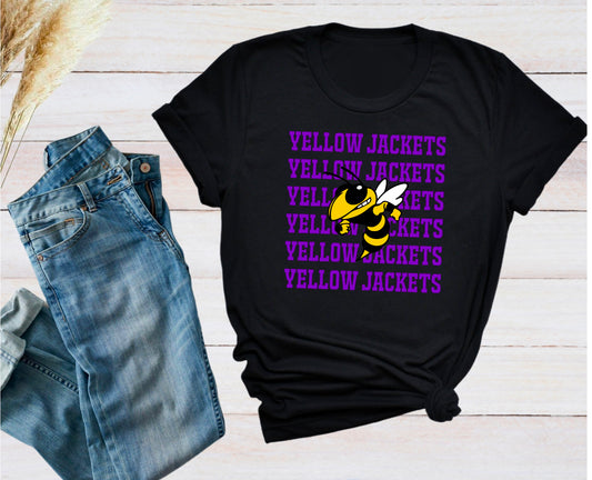 Yellow Jackets Jersey Mascot Tee