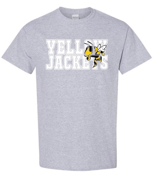 Yellow Jackets Jersey Letters Tee