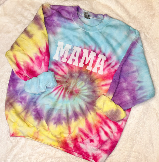 Puff Letter Crew - Hand Dyed by CMO